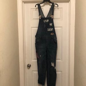F21 Living the Dream overalls